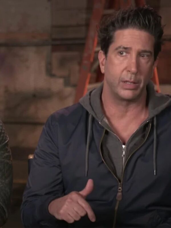 Friends The Reunion Ross Geller Blue Bomber Jacket