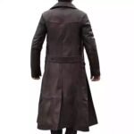 Frontier Declan Harp Black Leather Coat