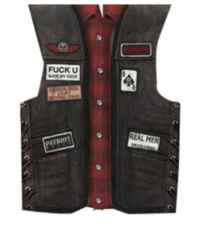 GTA 4 Angels Of Death Liberty Black Leather Vest