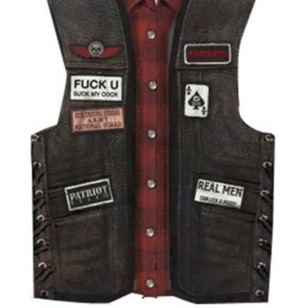 GTA 4 Angels Of Death Liberty Black Leather Vest