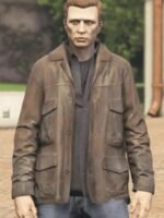 GTA 5 Michael Brown Leather Jacket