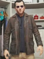GTA 5 Michael Brown Leather Jacket