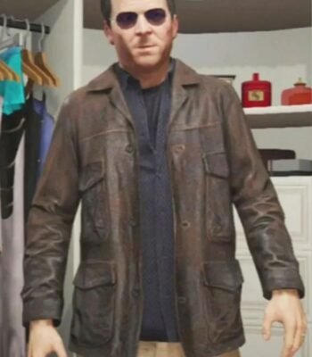 GTA 5 Michael Brown Leather Jacket