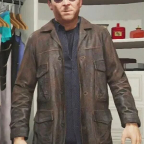 GTA 5 Michael Brown Leather Jacket