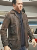 GTA 5 Michael Brown Leather Jacket