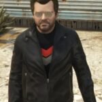 GTA 5 Michael Townley Black Leather Jacket