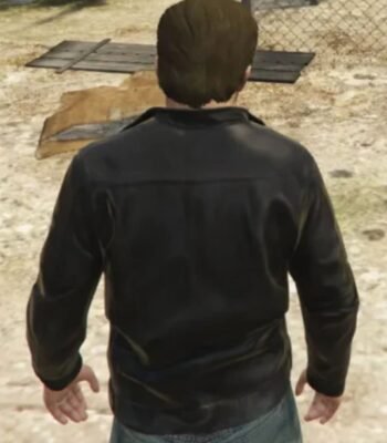GTA 5 Michael Townley Black Leather Jacket