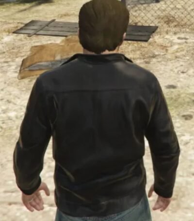 GTA 5 Michael Townley Black Leather Jacket