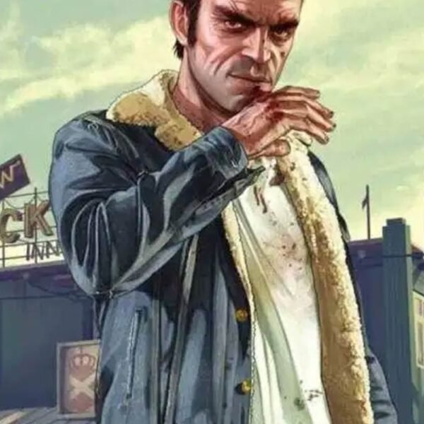 GTA 5 Trevor Philips Blue Denim Jean Jacket