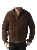 GTA IV Niko Bellic Brown Leather Bomber Jacket