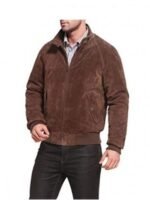 GTA IV Niko Bellic Brown Leather Bomber Jacket
