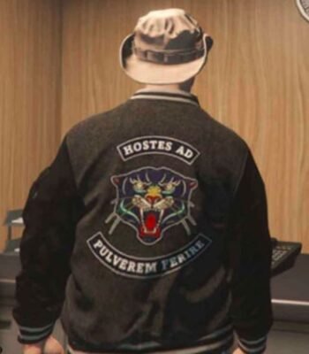 GTA VI Panther Varsity Bomber Letterman Jacket