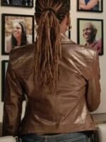 Gabi Mosely Found 2023 Faux Leather Blazer