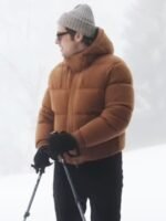Gabriel Emily in Paris S04 Brown Puffer Jacket