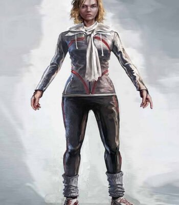 Galina Voronina Cosplay Real Leather Jacket