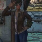 Game Fallout 76 Tracer Brown Leather Jacket