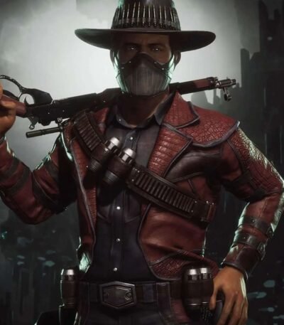 Game Mortal Kombat 11 Erron Black Leather Jacket