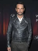 Garrett Briggs Wolf Pack S01 Black Biker Leather Jacket