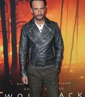 Garrett Briggs Wolf Pack S01 Black Biker Leather Jacket