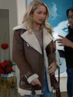 General Hospital Eden McCoy Shearling Jacket