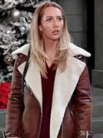 General Hospital Eden McCoy Shearling Jacket