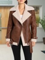 General Hospital Eden McCoy Shearling Jacket