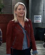 General Hospital Nina Reeves Maroon Jacket