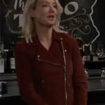 General Hospital Nina Reeves Maroon Jacket