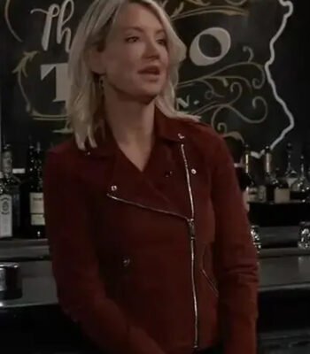 General Hospital Nina Reeves Maroon Jacket