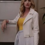 Georgia Miller Ginny And Georgia White Leather Jacket