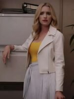 Georgia Miller Ginny And Georgia White Leather Jacket