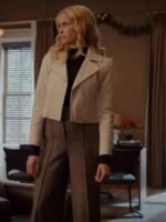 Georgia Miller Ginny And Georgia White Leather Jacket