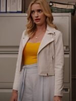 Georgia Miller Ginny And Georgia White Leather Jacket