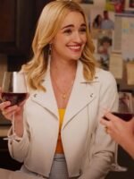Georgia Miller Ginny And Georgia White Leather Jacket