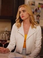 Georgia Miller Ginny And Georgia White Leather Jacket