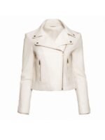 Georgia Miller Ginny And Georgia White Leather Jacket