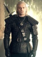 Geralt of Rivia Black Leather Jacket The Witcher