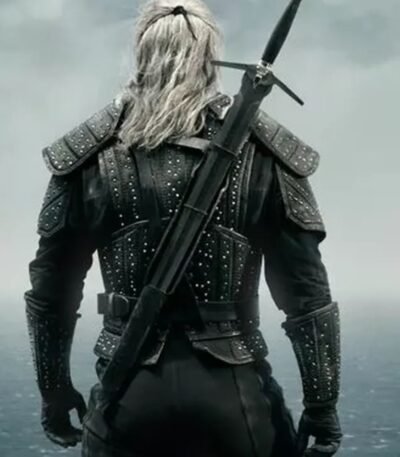 Geralt of Rivia Black Leather Jacket The Witcher