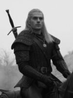 Geralt of Rivia Black Leather Jacket The Witcher