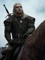 Geralt of Rivia Black Leather Jacket The Witcher