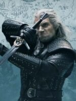 Geralt of Rivia Black Leather Jacket The Witcher