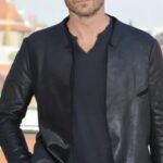 Gerard Butler Olympus Has Fallen Collarless Leather Jacket