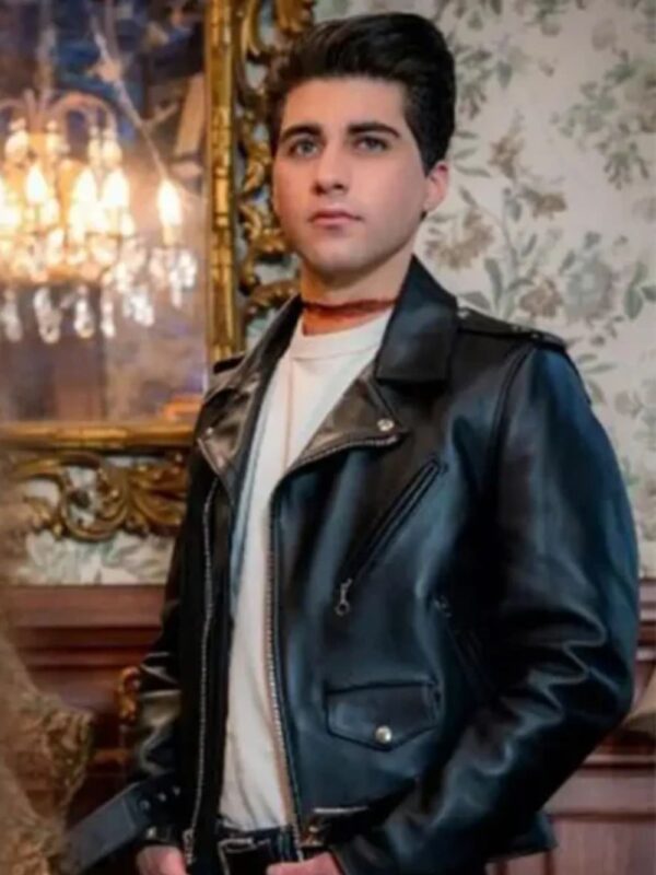 Ghosts 2021 S01 Crash Black Leather Jacket