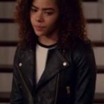 Ginny Miller Ginny And Georgia S02 Cropped Leather Jacket