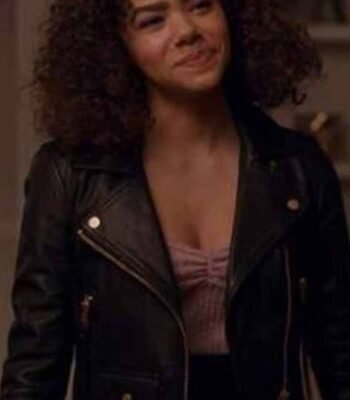 Ginny Miller Ginny And Georgia S02 Cropped Leather Jacket