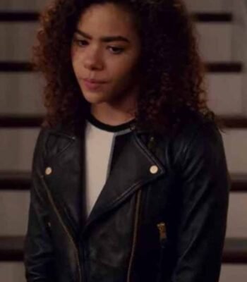Ginny Miller Ginny And Georgia S02 Cropped Leather Jacket