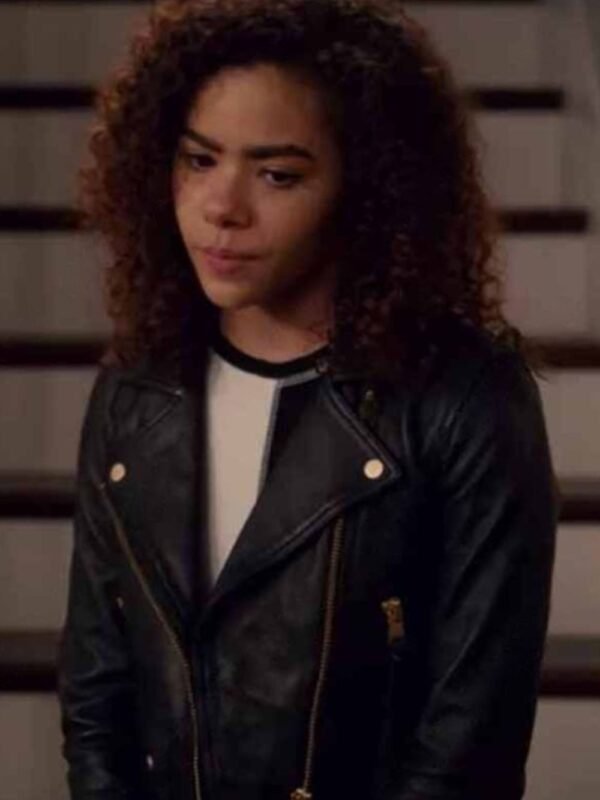 Ginny Miller Ginny And Georgia S02 Cropped Leather Jacket