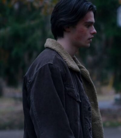 Ginny and Georgia Marcus Baker Shearling Collar Jacket