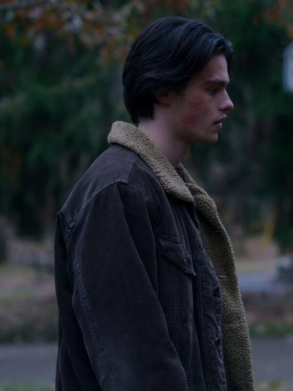 Ginny and Georgia Marcus Baker Shearling Collar Jacket
