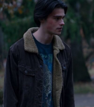 Ginny and Georgia Marcus Baker Shearling Collar Jacket